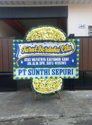 Papan Bunga Duka di Babakan Panjang