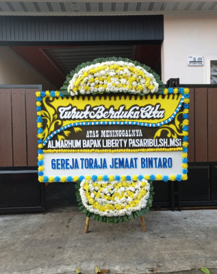 Papan Bunga Duka di Babakan Panjang